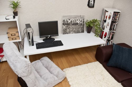 フリーローテーブル150×60cm ホワイト TZ-1560WH